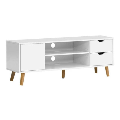 Engineered Wood Wall-Mount TV Unit, TV Up to 45 Inches (White)